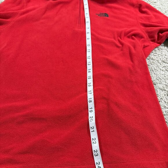 The North Face Glacier Fleece Jacket Quarter Outdoors Winter Basic Zip Mens M - Picture 7 of 7